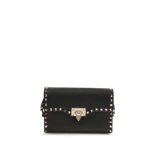 Valentino Garavani Black small Rockstud Shoulder Bag