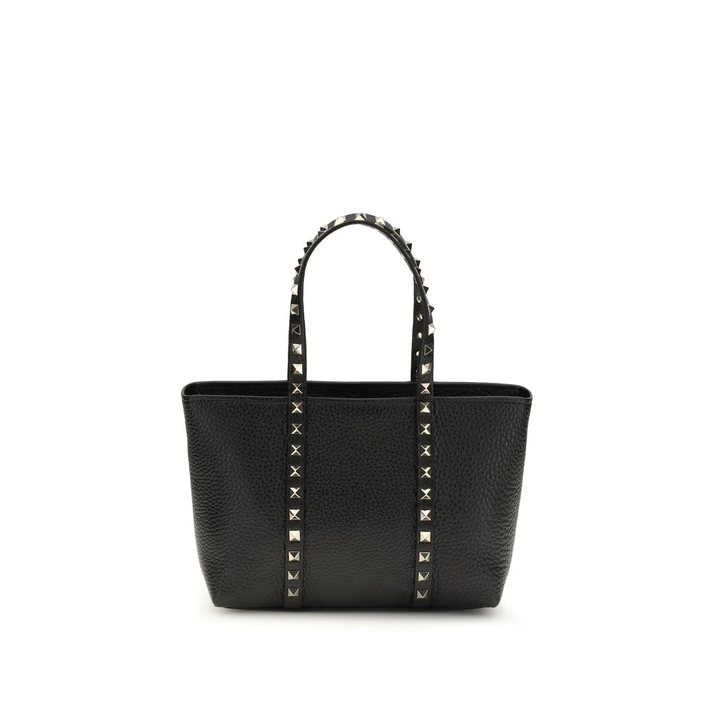 Valentino Garavani Black small Rockstud tote Bag Shoulder Bag