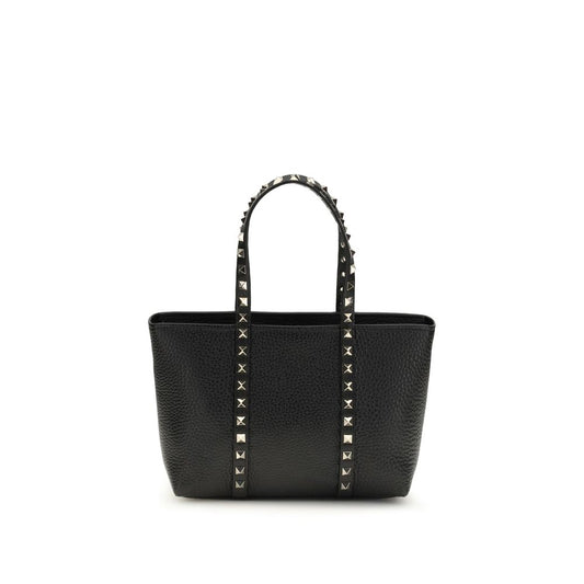 Valentino Garavani Black small Rockstud tote Bag Shoulder Bag