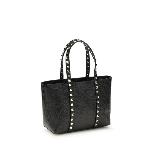 Valentino Garavani Black small Rockstud tote Bag Shoulder Bag