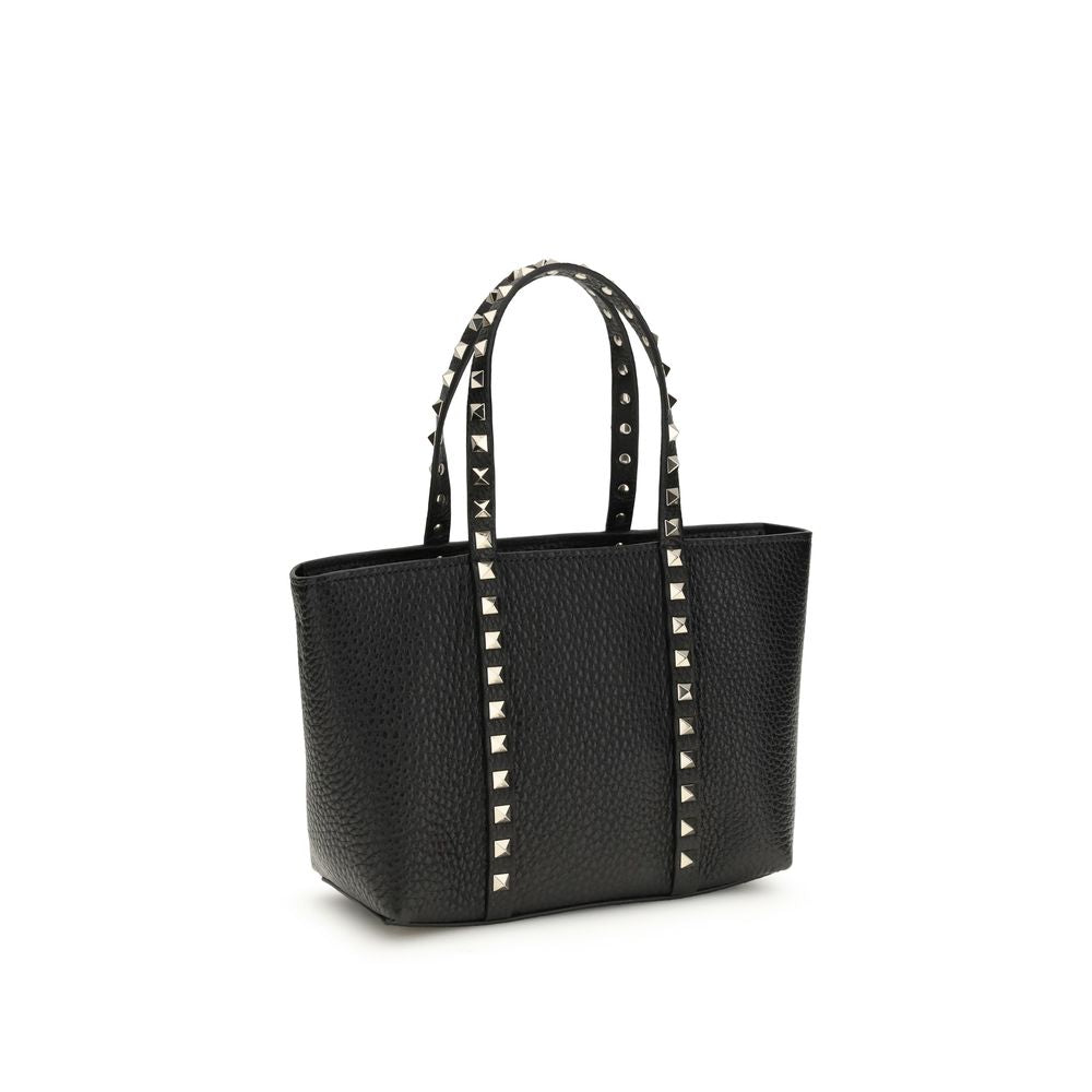 Valentino Garavani Black small Rockstud tote Bag Shoulder Bag