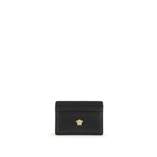 Versace Black Calf Leather Bos Taurus Wallet Curated Luxury Accessories by Orvyn