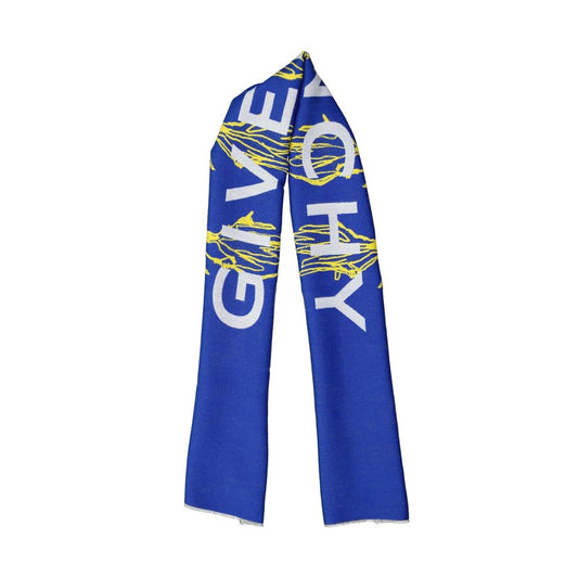 Givenchy Blue Silk Scarf Curated Luxury Accessories by Orvyn