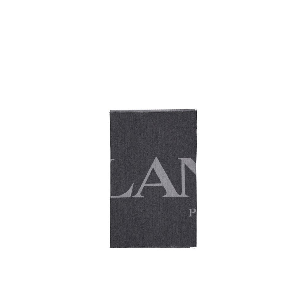 Lanvin Gray Silk Scarf Curated Luxury Accessories by Orvyn