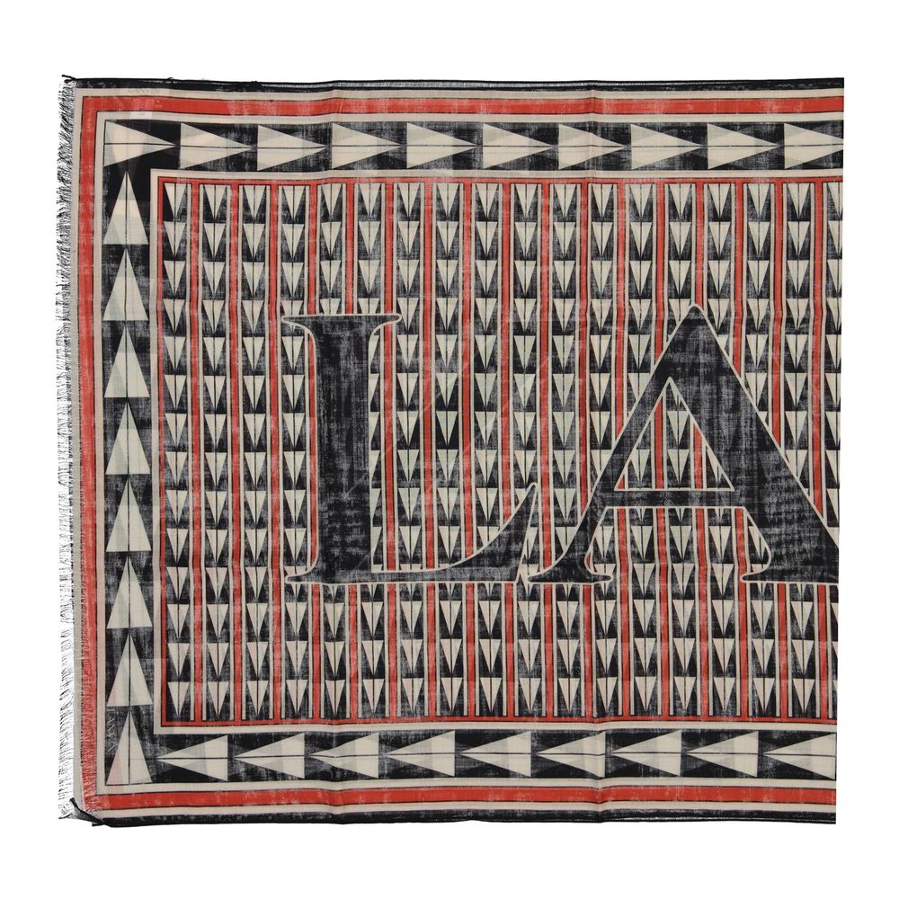 Lanvin Black Wool Scarf Curated Luxury Accessories by Orvyn