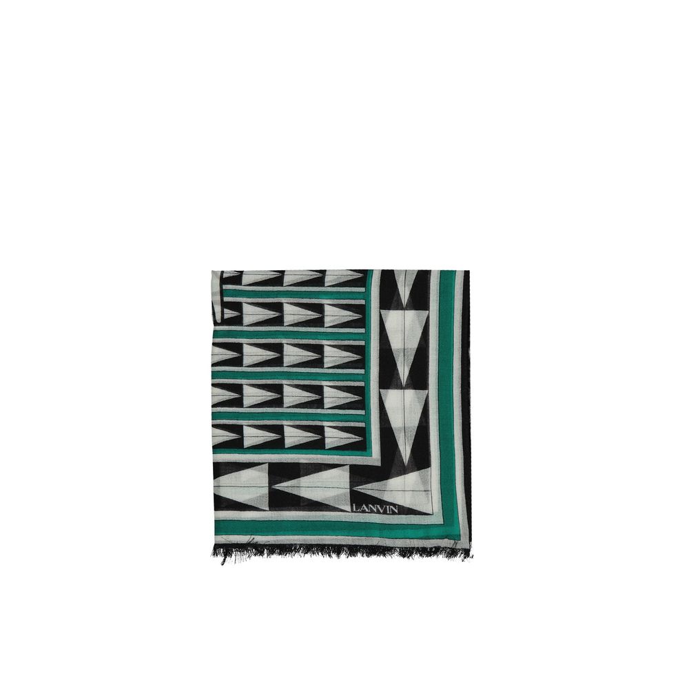 Lanvin Bicolor Wool Scarf Curated Luxury Accessories by Orvyn