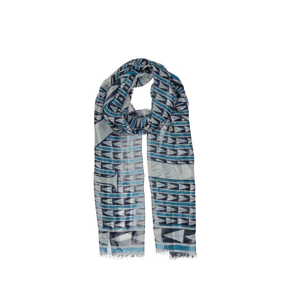 Lanvin Blue Wool Scarf Curated Luxury Accessories by Orvyn