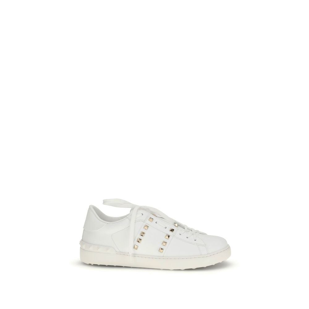 Valentino Garavani White Calf Leather Bos Taurus Low Top Sneakers Curated Luxury Accessories by Orvyn