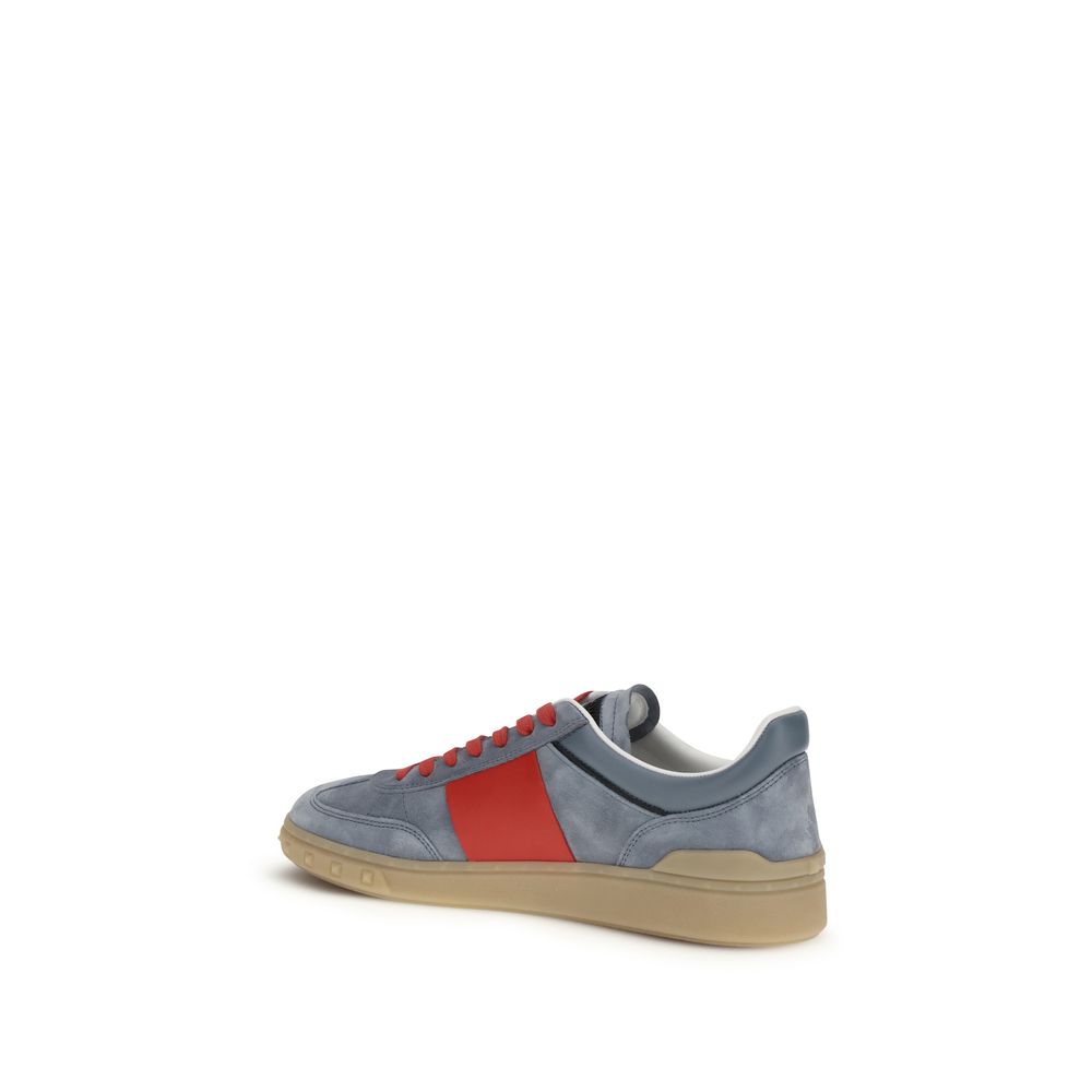 Valentino Garavani Multicolor Calf Leather Bos Taurus Low Top Sneakers Curated Luxury Accessories by Orvyn