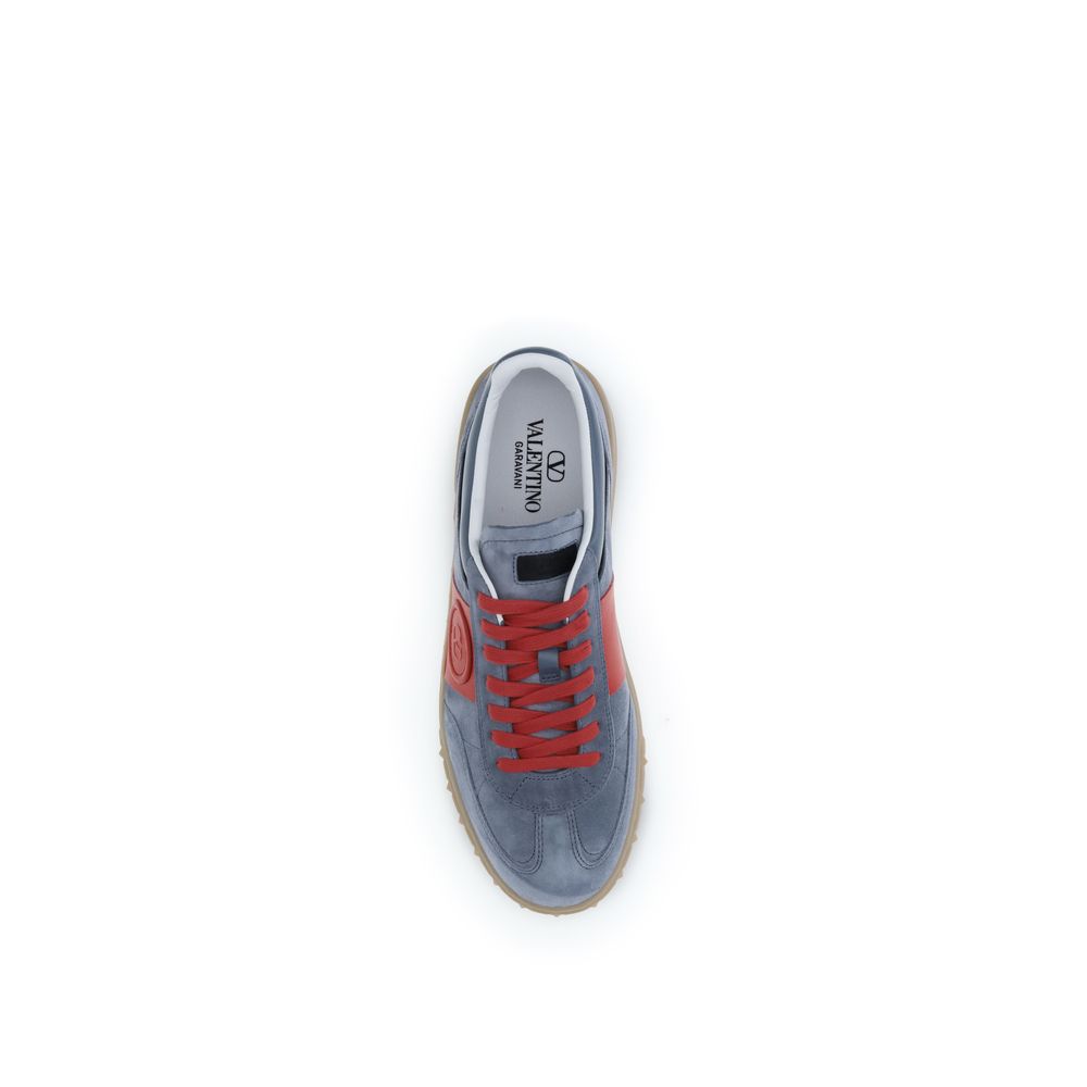 Valentino Garavani Multicolor Calf Leather Bos Taurus Low Top Sneakers Curated Luxury Accessories by Orvyn
