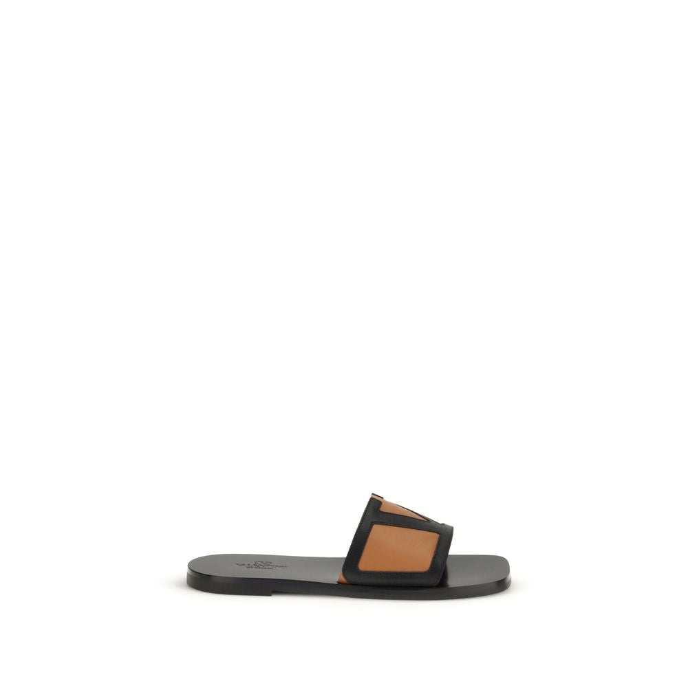 Valentino Garavani Black 'Viva Superstar' Sandals schwarz