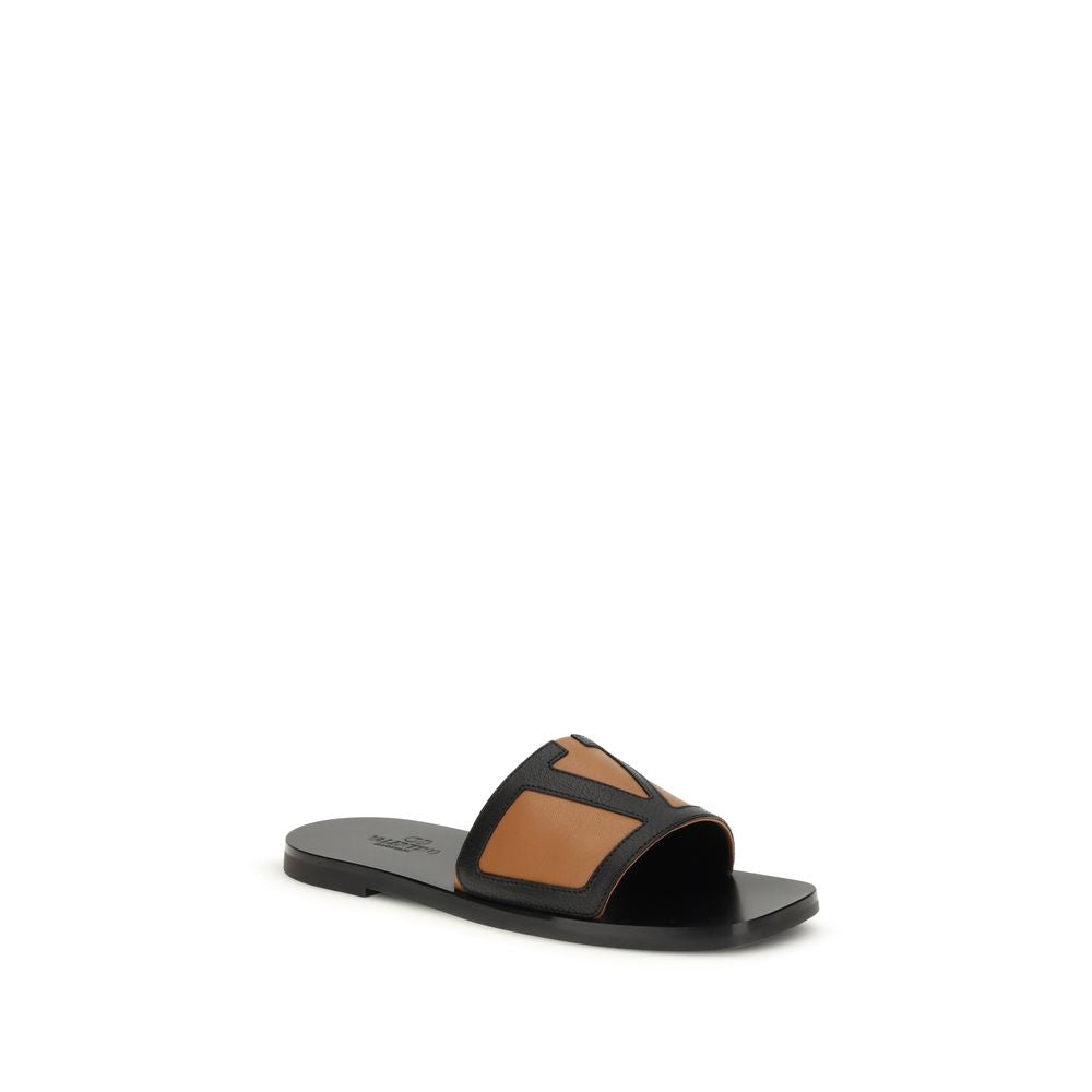Valentino Garavani Black 'Viva Superstar' Sandals schwarz