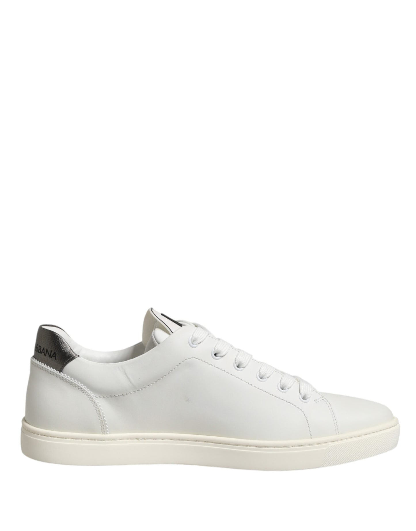 Dolce & Gabbana White 'Lace Up' 'Low Top' Sneakers Curated Luxury Accessories by Orvyn