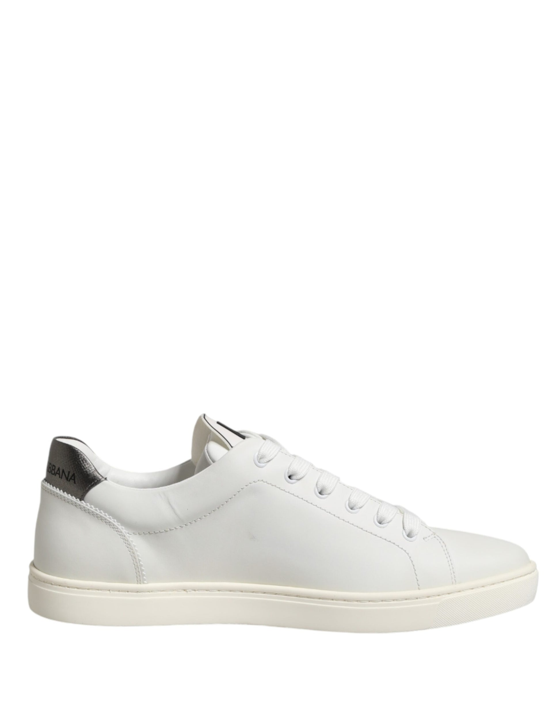 Dolce & Gabbana White 'Lace Up' 'Low Top' Sneakers Curated Luxury Accessories by Orvyn