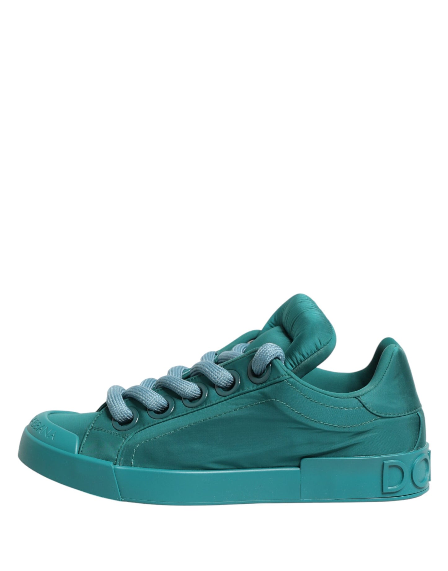 Dolce & Gabbana Teal Portofino Men Low Top Sneakers Shoes Curated Luxury Accessories by Orvyn