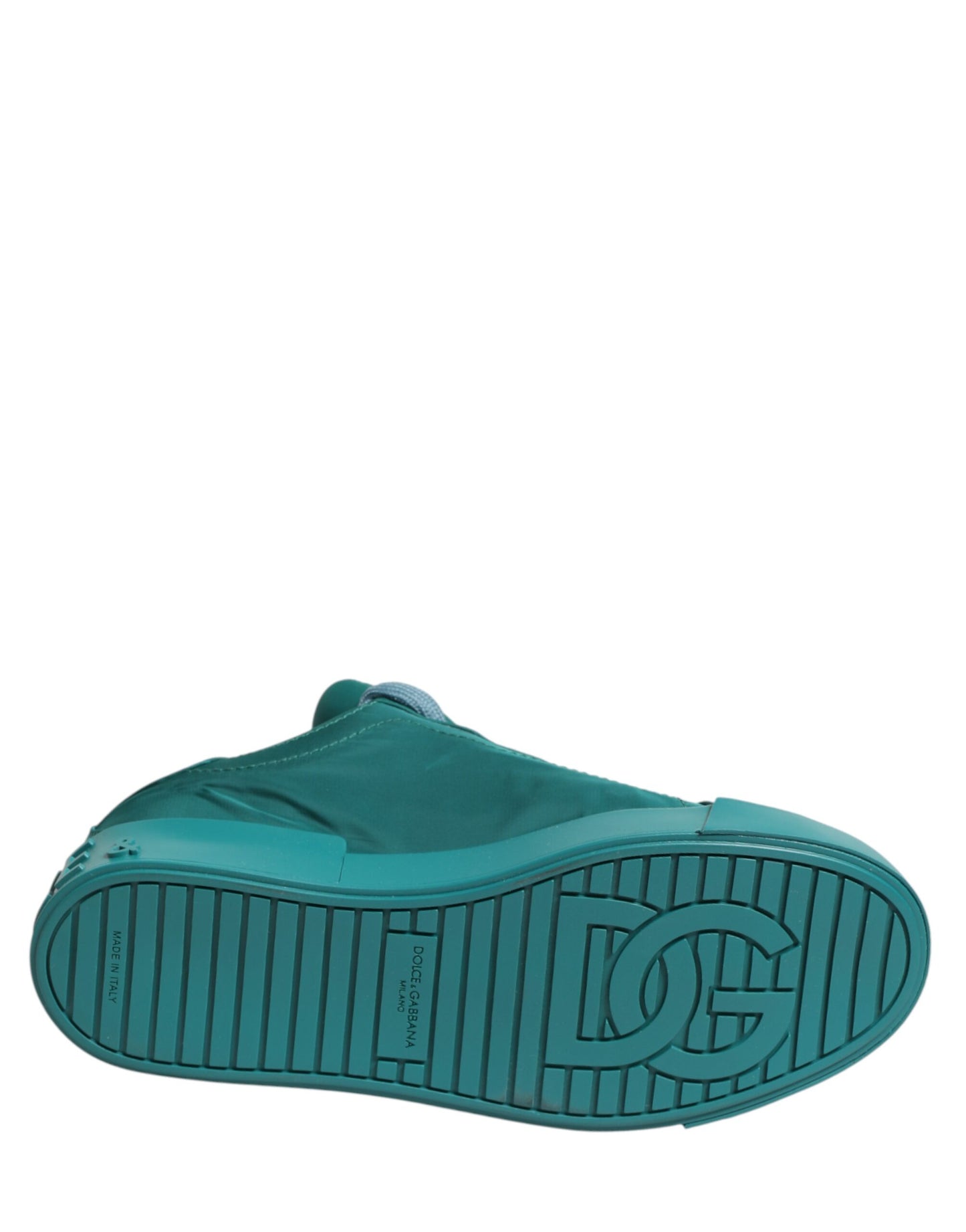 Dolce & Gabbana Teal Portofino Men Low Top Sneakers Shoes Curated Luxury Accessories by Orvyn