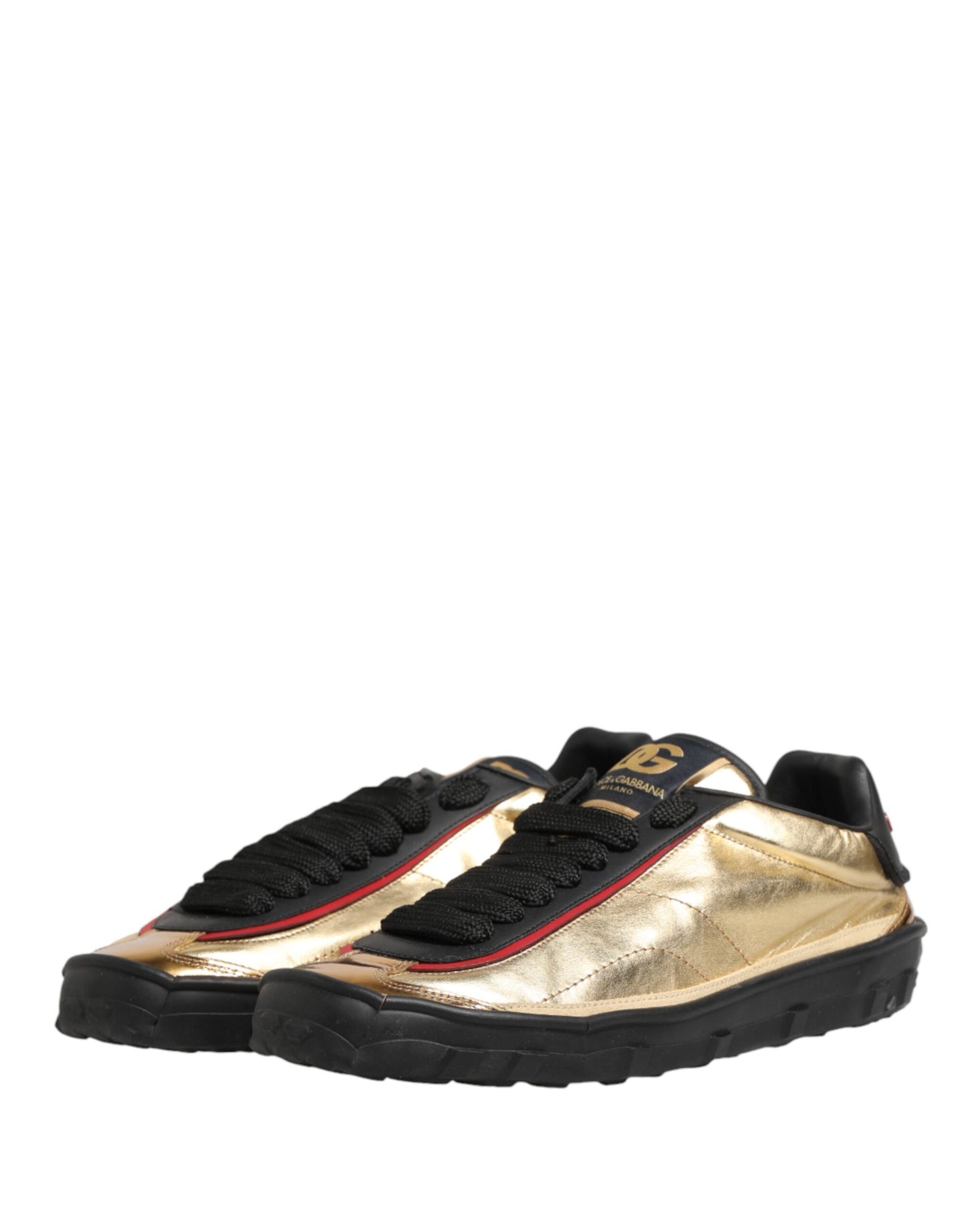 Dolce & Gabbana Multicolor Old Runner Lace Up Sneakers Shoes Curated Luxury Accessories by Orvyn