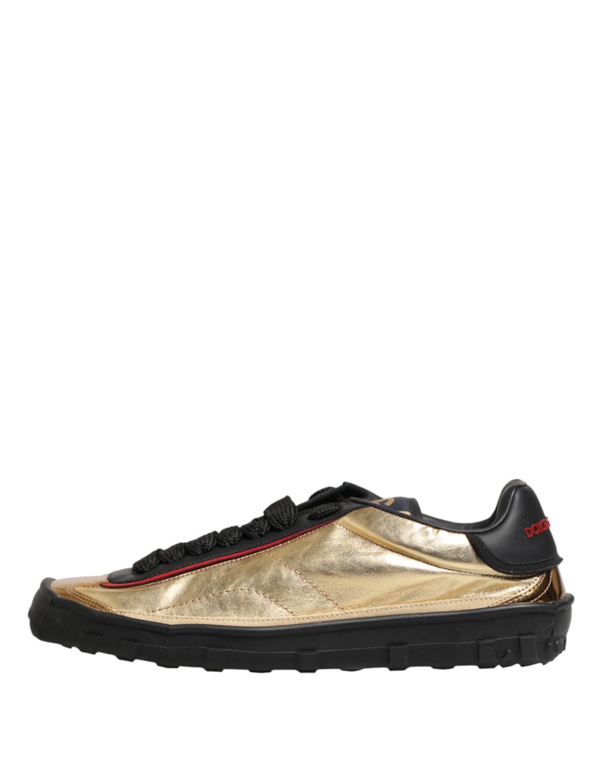 Dolce & Gabbana Multicolor Old Runner Lace Up Sneakers Shoes Curated Luxury Accessories by Orvyn