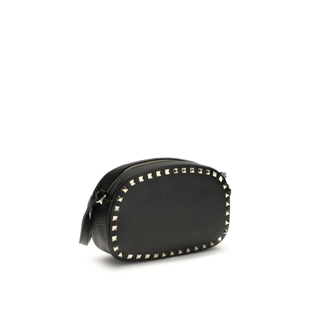 Valentino Garavani Black Rockstud Shoulder Bag