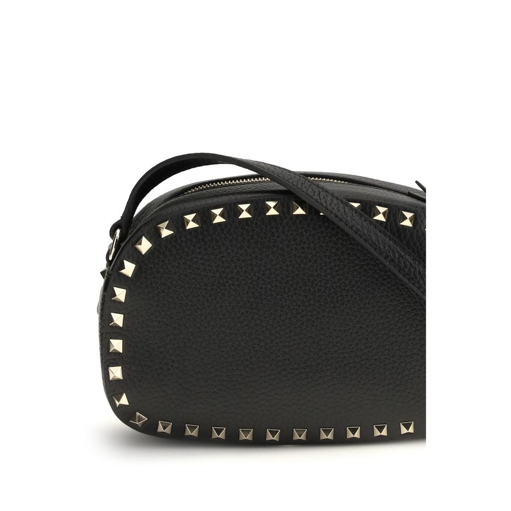 Valentino Garavani Black Rockstud Shoulder Bag