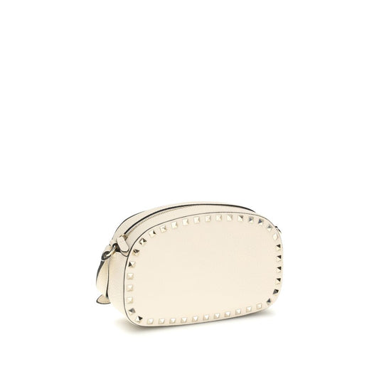 Valentino Garavani Beige Rockstud Shoulder Bag