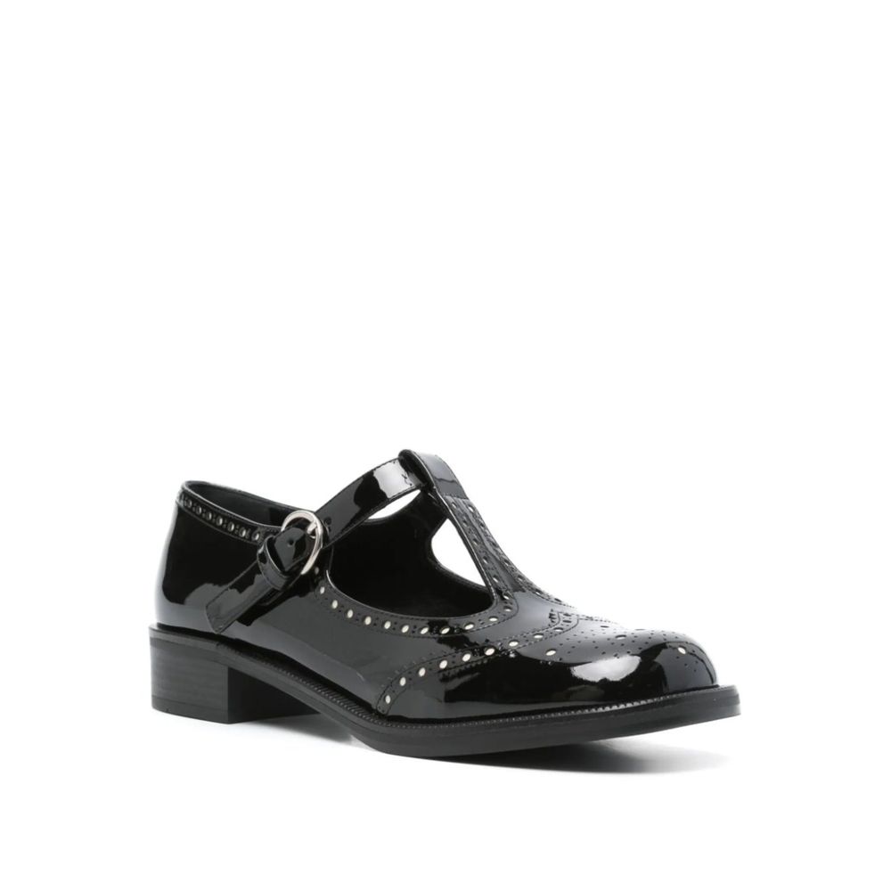 Miu Miu Black Calfskin Ballet Flats Curated Luxury Accessories by Orvyn