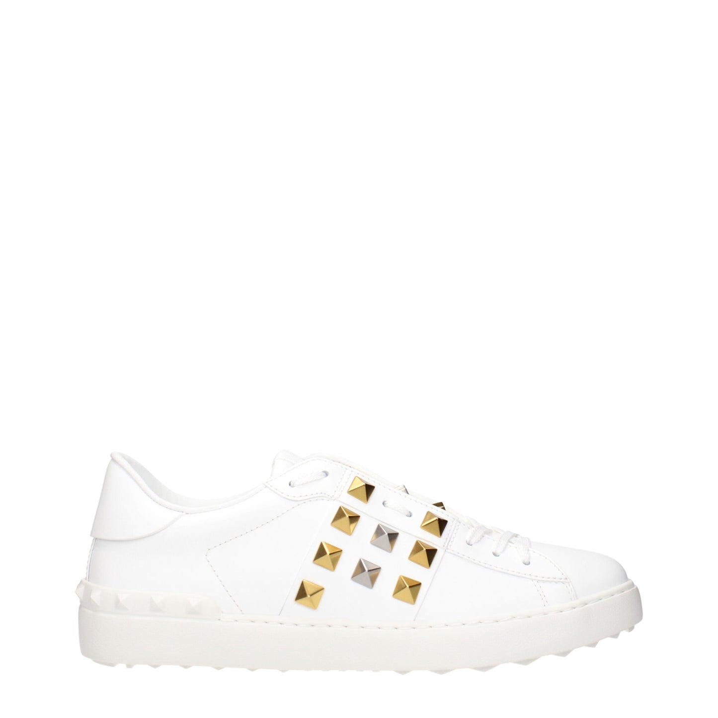 Valentino Garavani White Leather Low Top Sneakers Curated Luxury Accessories by Orvyn