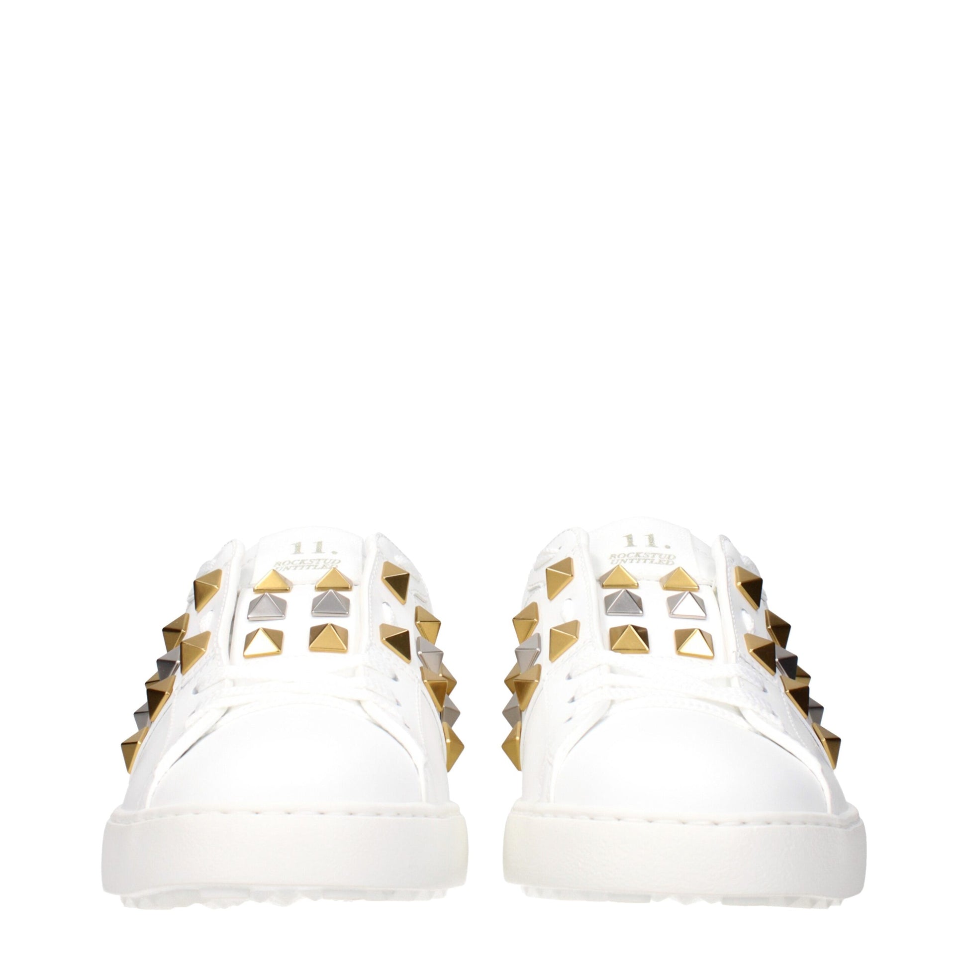 Valentino Garavani White Leather Low Top Sneakers Curated Luxury Accessories by Orvyn