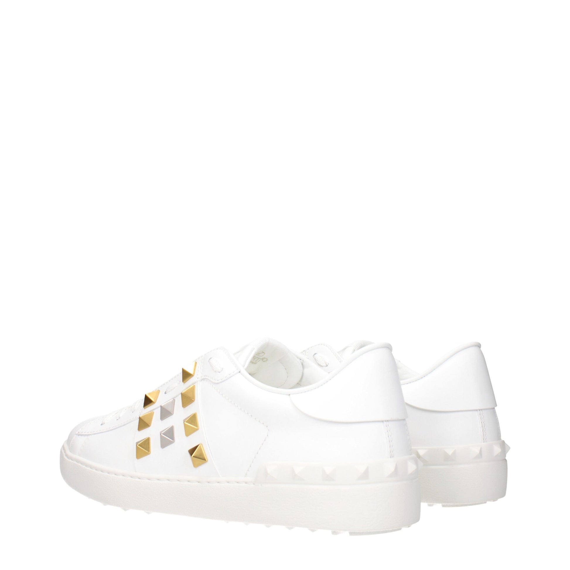Valentino Garavani White Leather Low Top Sneakers Curated Luxury Accessories by Orvyn