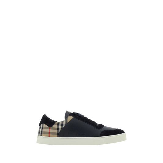 Burberry Multicolor Calf Leather Bos Taurus Low Top Sneakers Curated Luxury Accessories by Orvyn