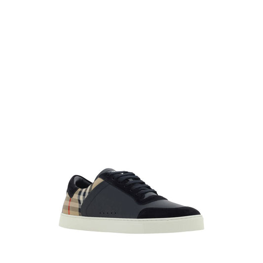 Burberry Multicolor Calf Leather Bos Taurus Low Top Sneakers Curated Luxury Accessories by Orvyn