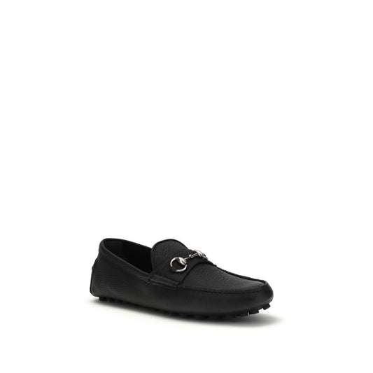 Gucci Black 'Slip-On' Loafers schwarz