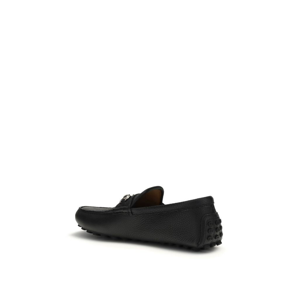 Gucci Black 'Slip-On' Loafers schwarz