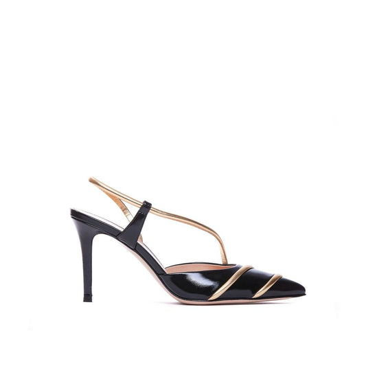 Gianvito Rossi Black Lamb Leather High Heel Pumps Curated Luxury Accessories by Orvyn