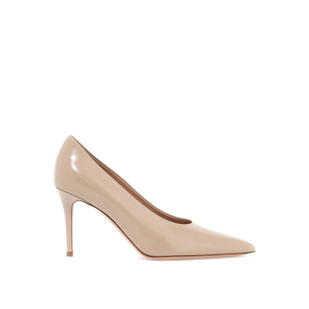 Gianvito Rossi Beige Calfskin High Heel Pumps Curated Luxury Accessories by Orvyn