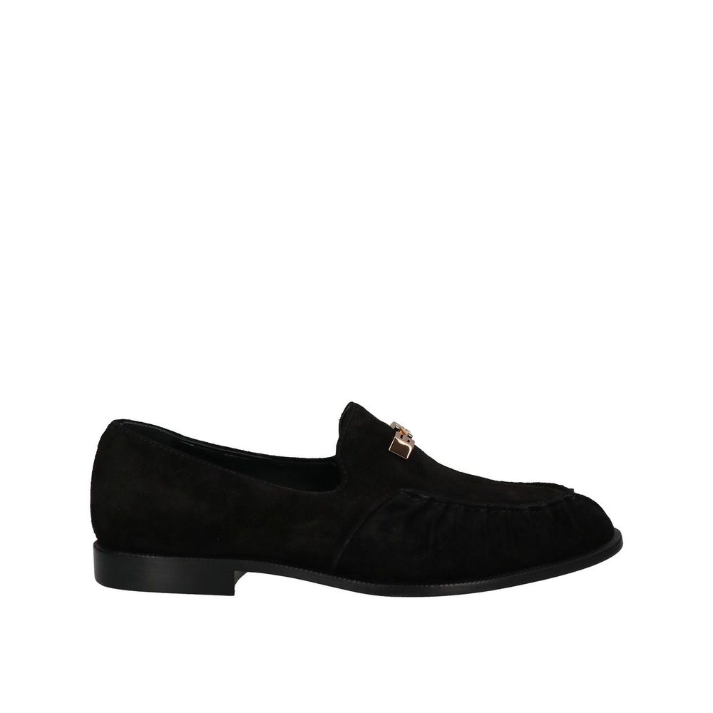 Giuseppe Zanotti Black Calfskin Slip-On Loafers Curated Luxury Accessories by Orvyn
