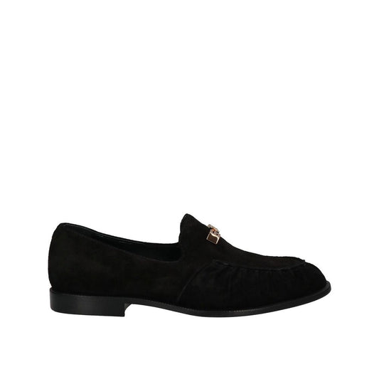Giuseppe Zanotti Black Calfskin Slip-On Loafers Curated Luxury Accessories by Orvyn