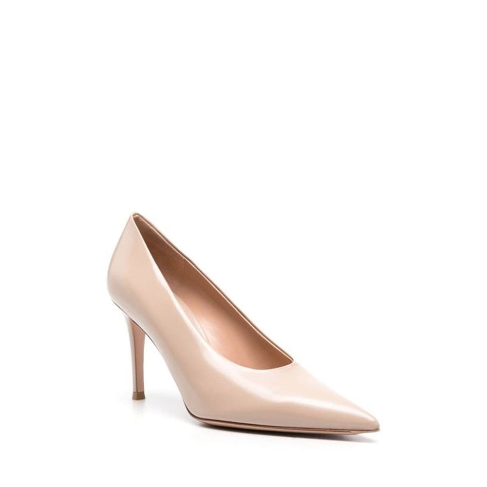 Gianvito Rossi Beige Calfskin High Heel Pumps Curated Luxury Accessories by Orvyn