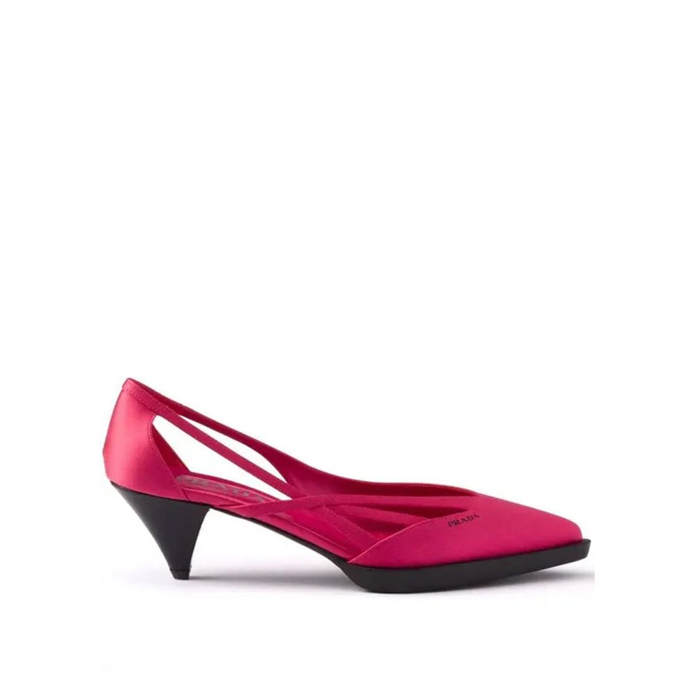 Prada Multicolor Silk Mid Heel Pumps Curated Luxury Accessories by Orvyn