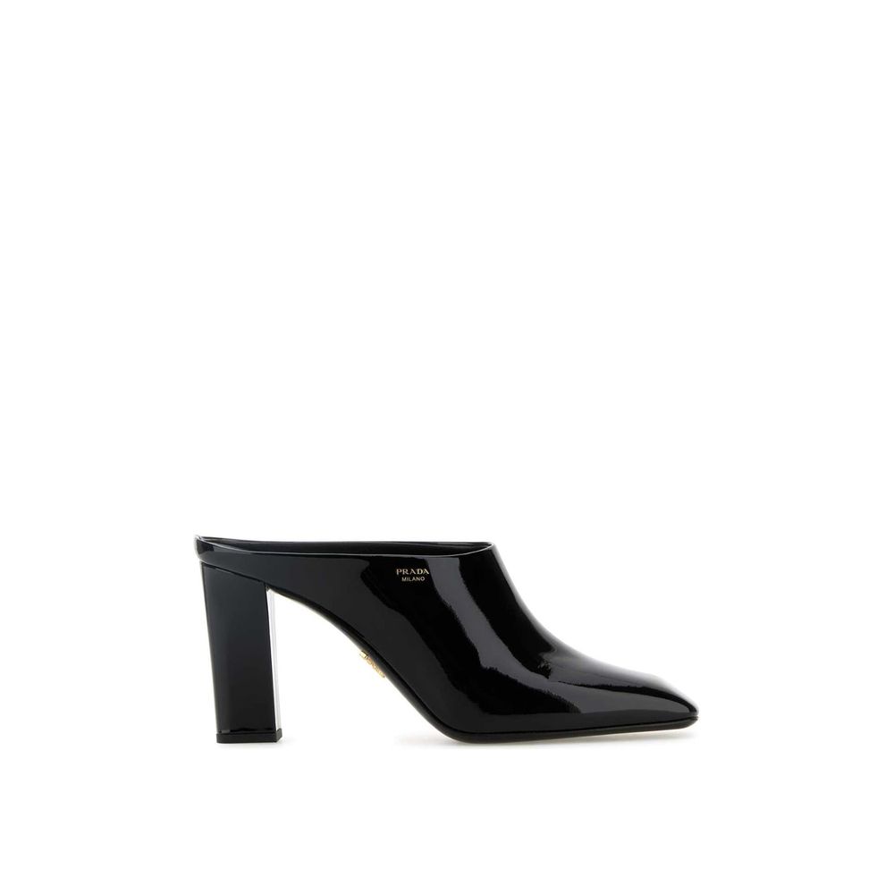 Prada Black Calfskin Mules Curated Luxury Accessories by Orvyn