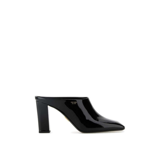 Prada Black Calfskin Mules Curated Luxury Accessories by Orvyn