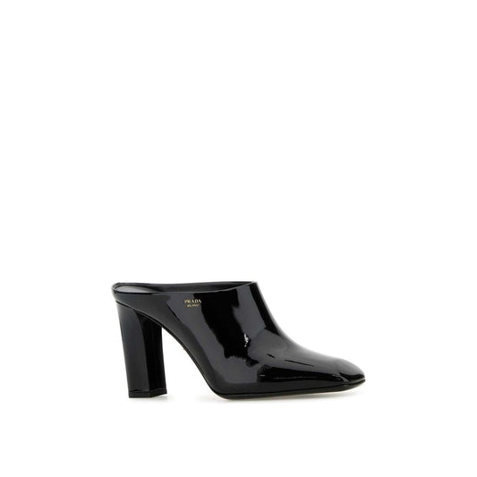 Prada Black Calfskin Mules Curated Luxury Accessories by Orvyn