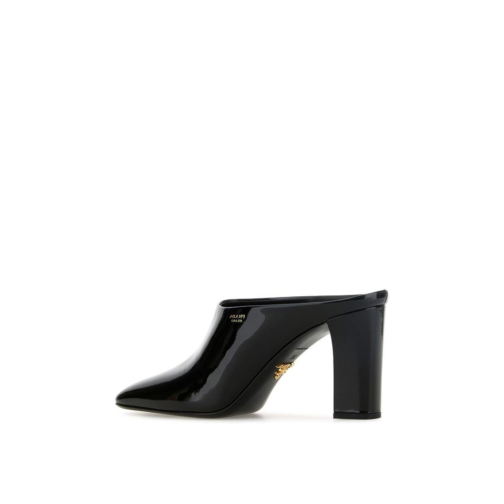 Prada Black Calfskin Mules Curated Luxury Accessories by Orvyn