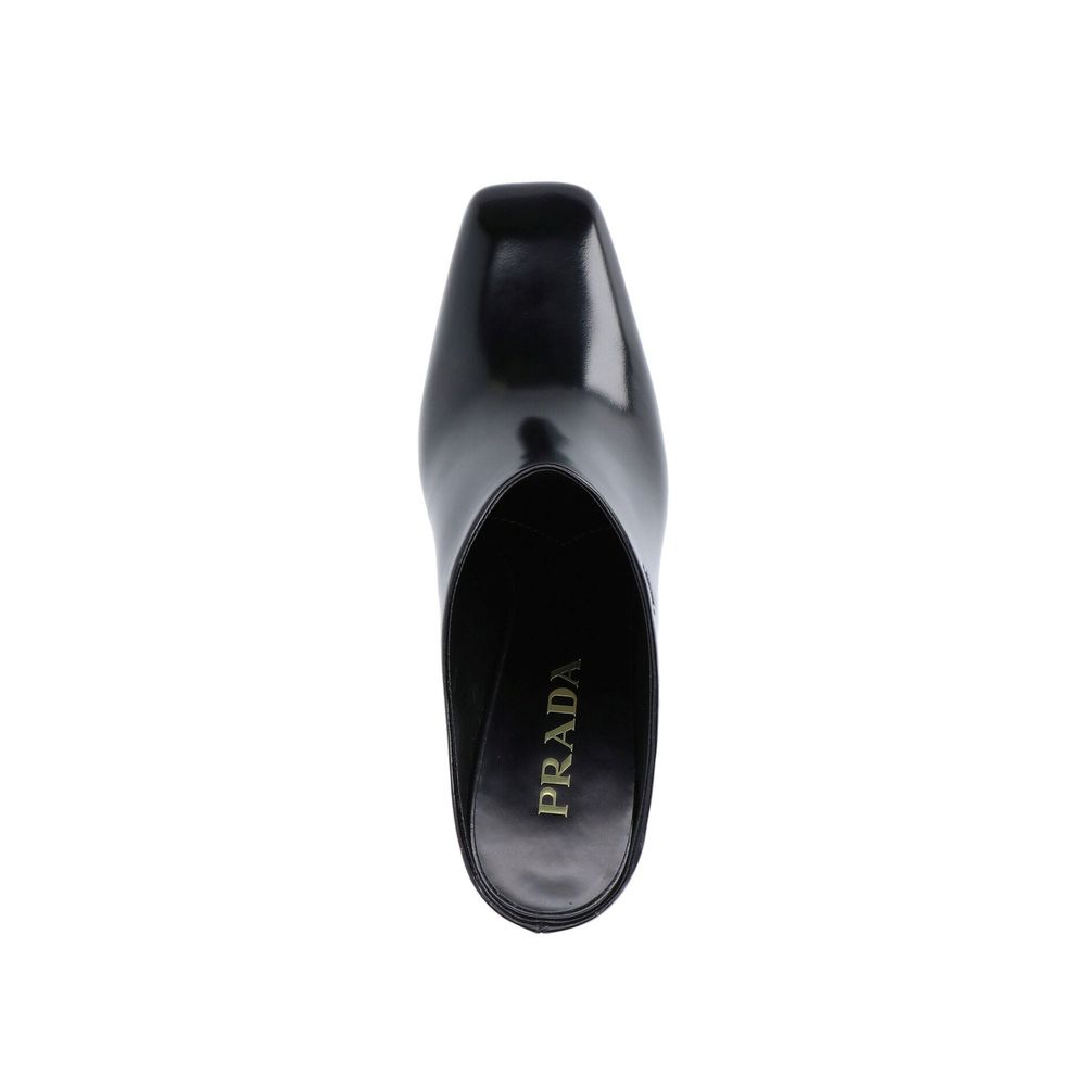 Prada Black Calfskin Mules Curated Luxury Accessories by Orvyn