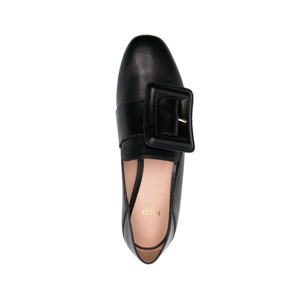 Bally Black Calfskin Slip-On Loafers Curated Luxury Accessories by Orvyn