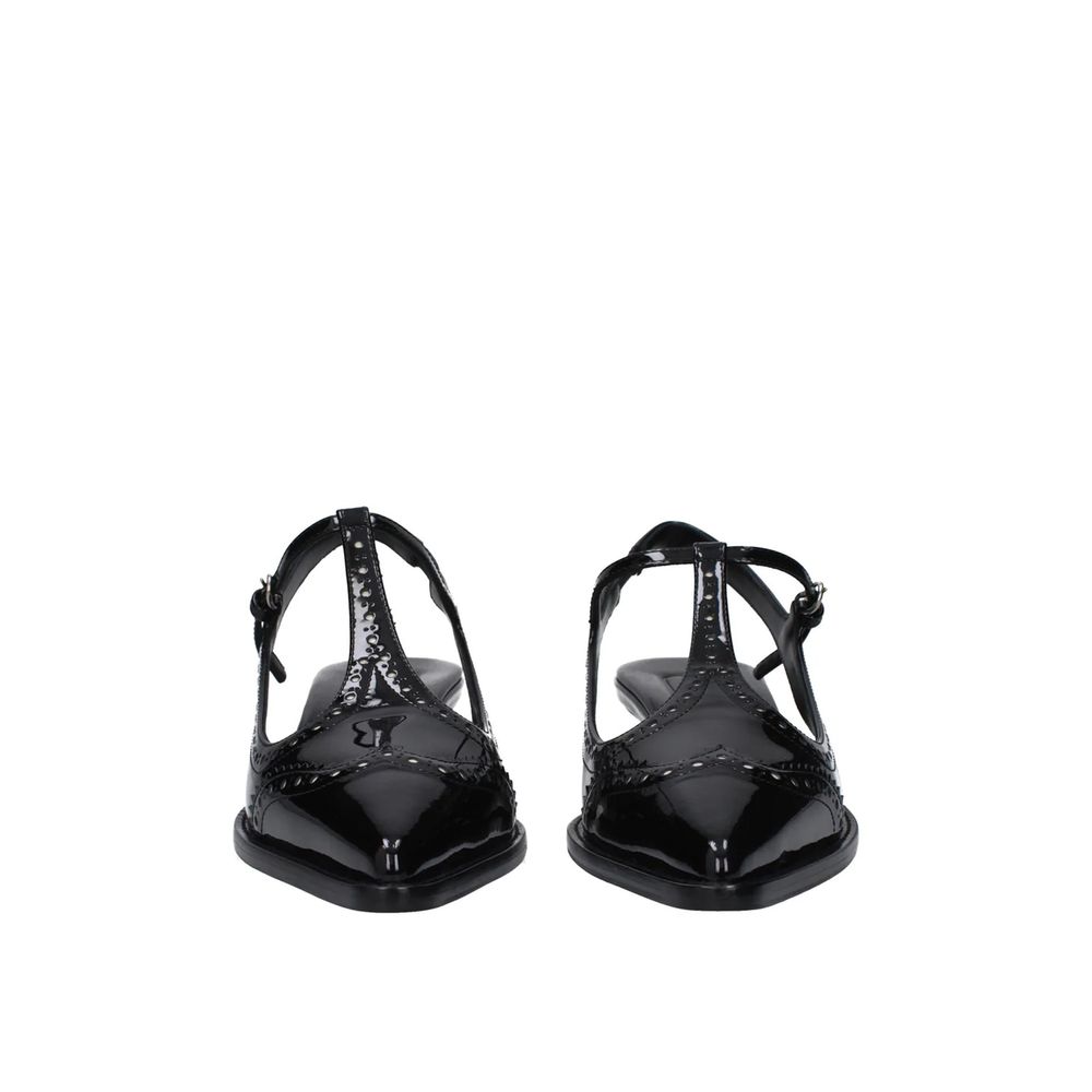 Miu Miu Black Calfskin Mid Heel Pumps Curated Luxury Accessories by Orvyn