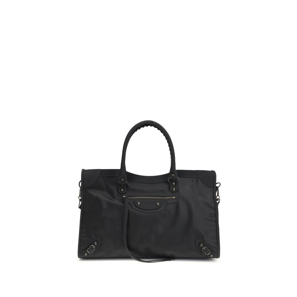 Balenciaga Black Polyamide Handbag Curated Luxury Accessories by Orvyn