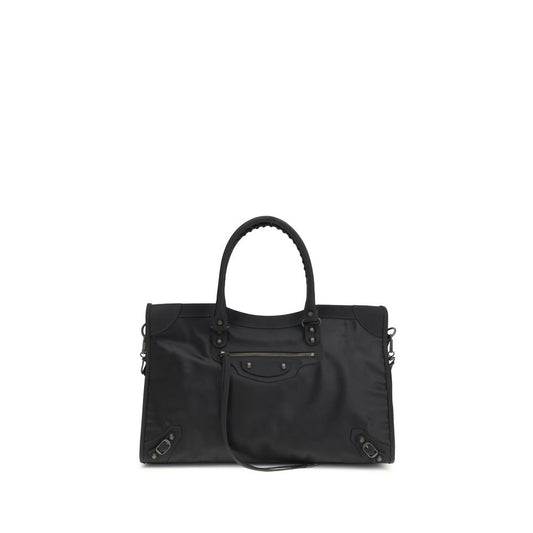 Balenciaga Black Polyamide Handbag Curated Luxury Accessories by Orvyn