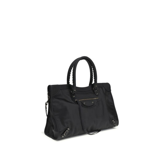 Balenciaga Black Polyamide Handbag Curated Luxury Accessories by Orvyn