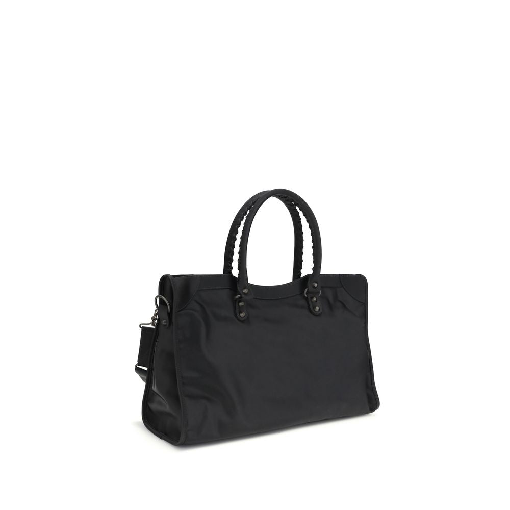 Balenciaga Black Polyamide Handbag Curated Luxury Accessories by Orvyn